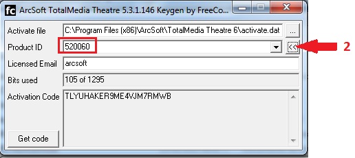 arcsoft totalmedia 3.5 license key